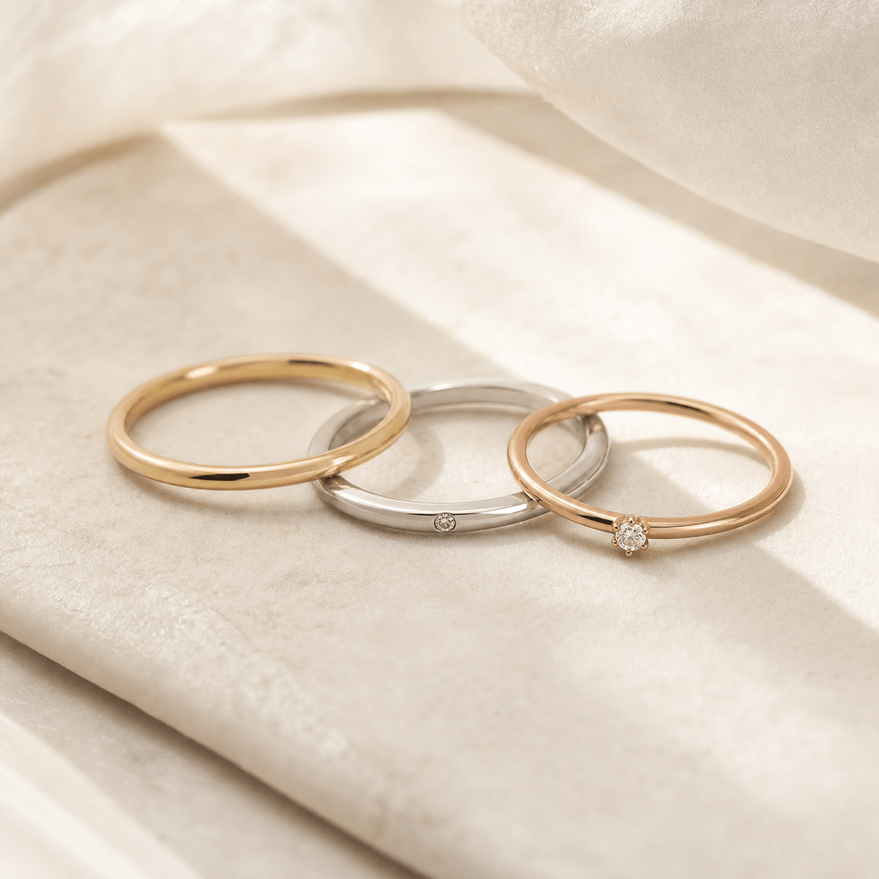 Schlichte Verlobungsringe - PSW - Pforzheimer Schmuck Werke
