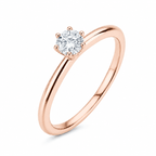 PSW Classic Solitär Verlobungsring – 6 Krappen - PSW - Pforzheimer Schmuck Werke