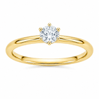 PSW Classic Solitär Verlobungsring – 6 Krappen - PSW - Pforzheimer Schmuck Werke
