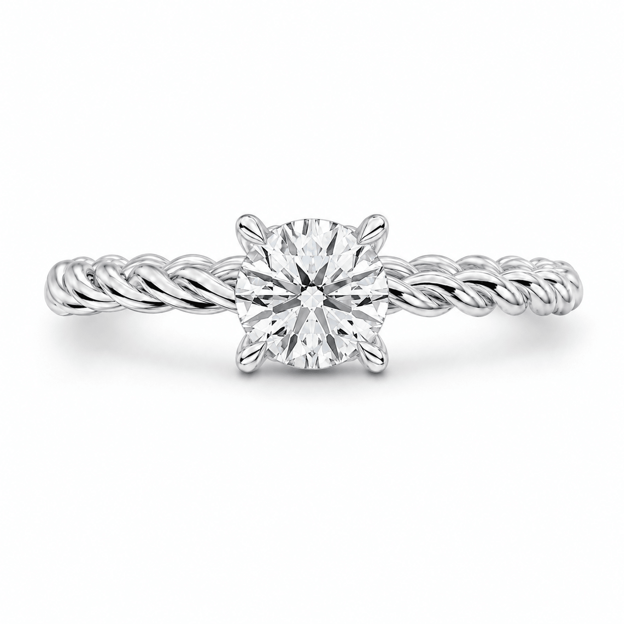 PSW Signature Kordel Solitär Verlobungsring - PSW - Pforzheimer Schmuck Werke