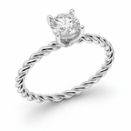 PSW Signature Kordel Solitär Verlobungsring - PSW - Pforzheimer Schmuck Werke