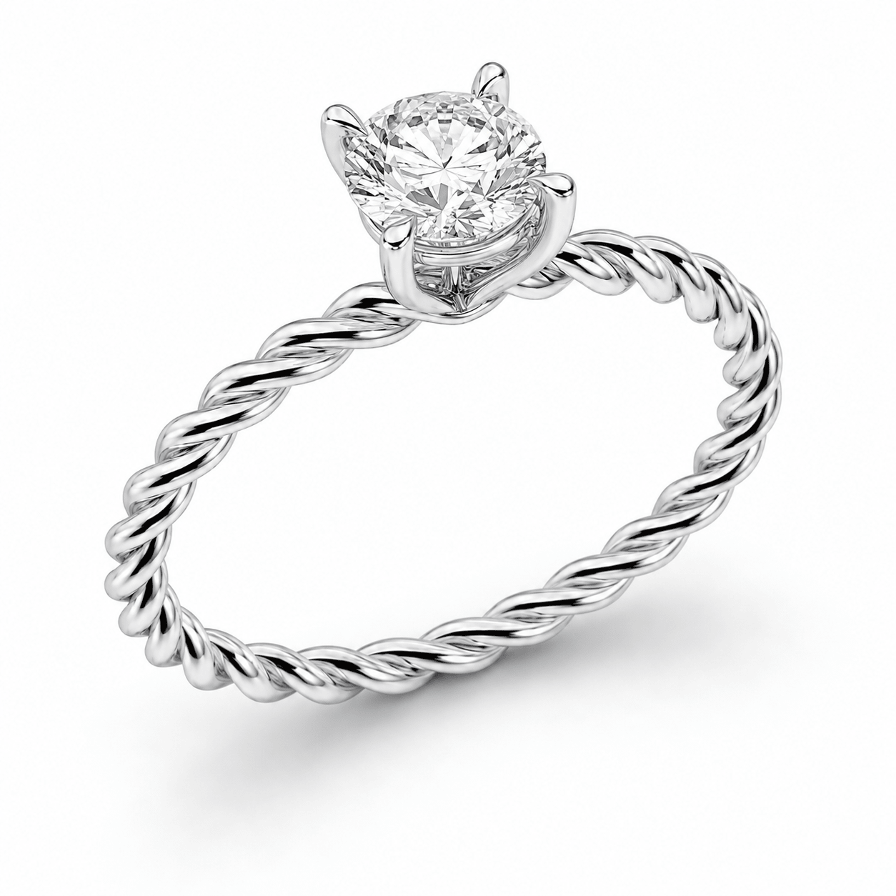PSW Signature Kordel Solitär Verlobungsring - PSW - Pforzheimer Schmuck Werke