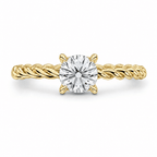 PSW Signature Kordel Solitär Verlobungsring - PSW - Pforzheimer Schmuck Werke