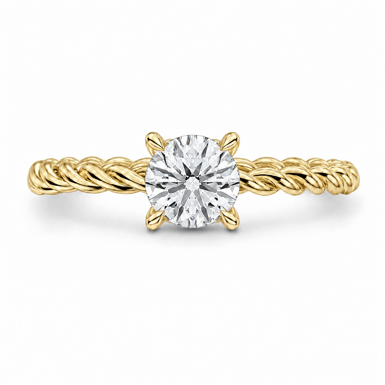 PSW Signature Kordel Solitär Verlobungsring - PSW - Pforzheimer Schmuck Werke