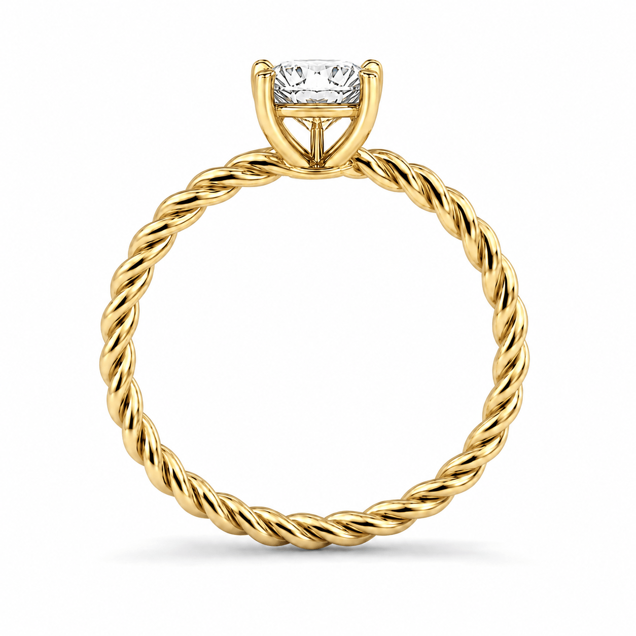 PSW Signature Kordel Solitär Verlobungsring - PSW - Pforzheimer Schmuck Werke