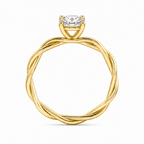 PSW Twist Kordel Solitär Verlobungsring - PSW - Pforzheimer Schmuck Werke